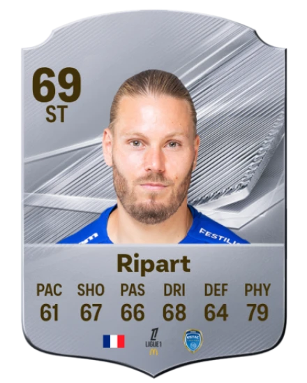 Ripart 69 Silver ST FC 27 card