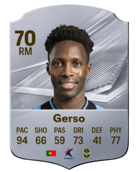 Gerso 70 Common RM FC 26 card