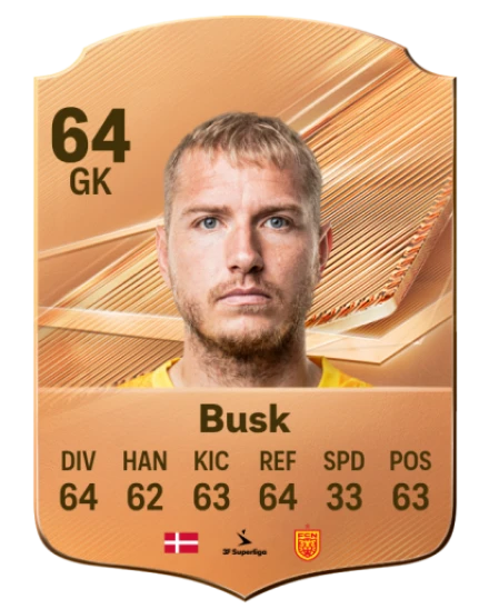 Busk 64 Bronze GK FC 27 card