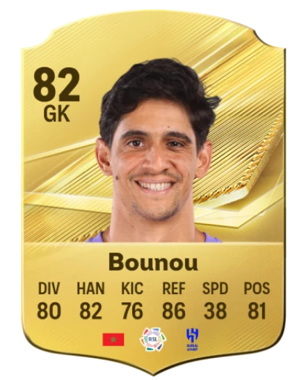 Bounou 82 Common GK FC 26 card