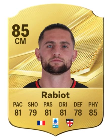 Rabiot 85 Common CM FC 26 card