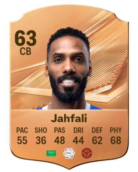 Jahfali 63 Common CB FC 26 card