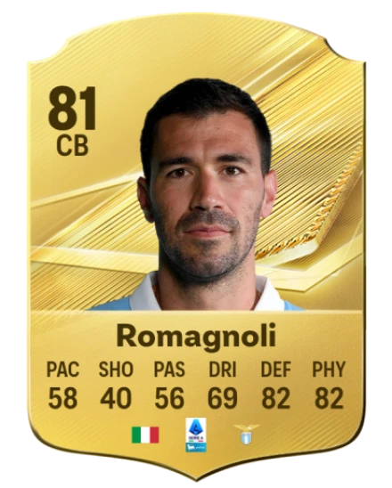 Romagnoli 81 Rare CB FC 26 card
