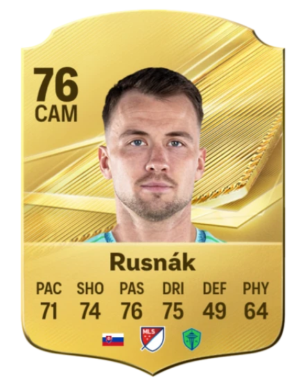 Rusnák 76 Common CAM FC 26 card