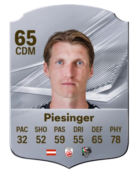 Piesinger 65 Silver CDM FC 27 card