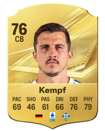 Kempf 76 Gold CB FC 27 card