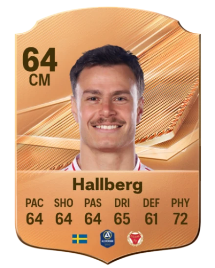 Hallberg 64 Common CM FC 26 card