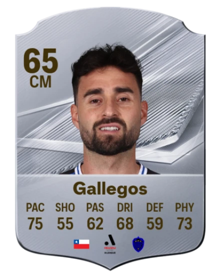Gallegos 65 Common CM FC 26 card