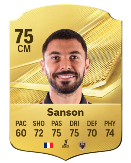 Sanson 75 Gold CM FC 27 card