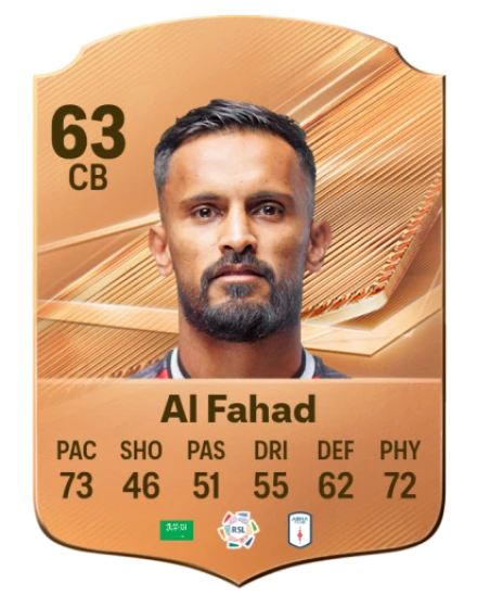 Al Fahad 63 Common CB FC 26 card