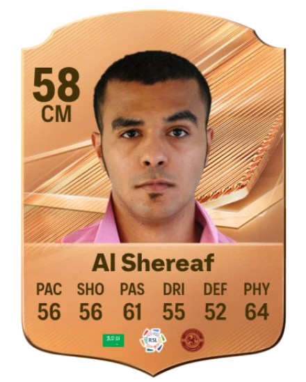Al Shereaf 58 Bronze CM FC 27 card
