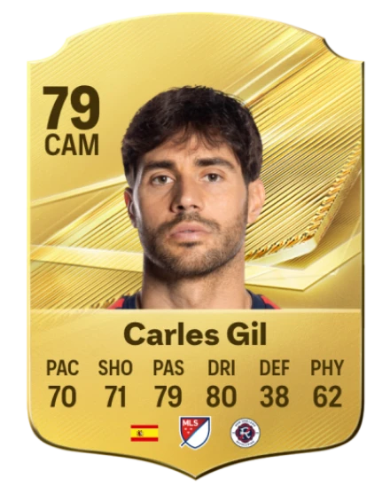 Carles Gil 79 Common CAM FC 26 card