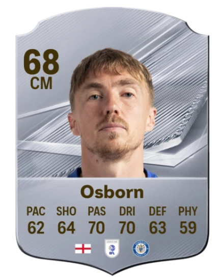 Osborn 68 Common CM FC 26 card