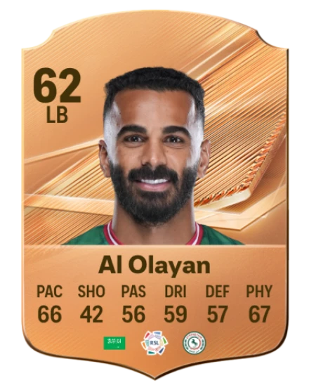 Al Olayan 62 Bronze LB FC 27 card