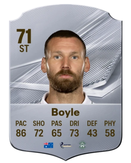 Boyle 71 Common ST FC 26 card