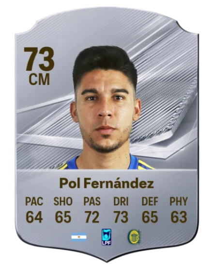 Pol Fernández 73 Common CM FC 26 card