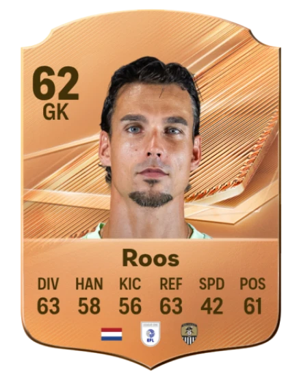 Roos 62 Rare GK FC 26 card