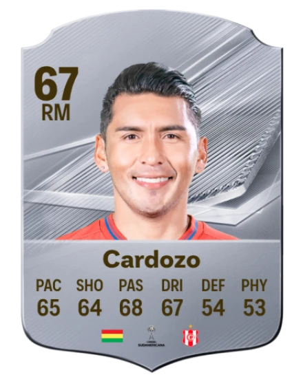 Cardozo 67 Common RM FC 26 card