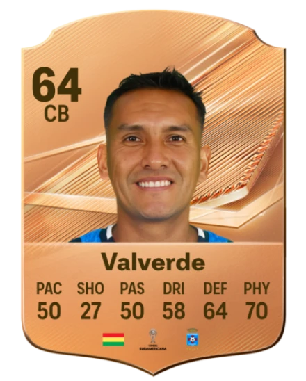 Valverde 64 Common CB FC 26 card