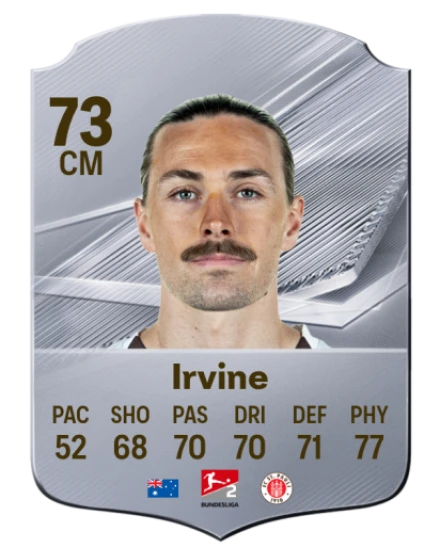 Irvine 73 Rare CM FC 26 card