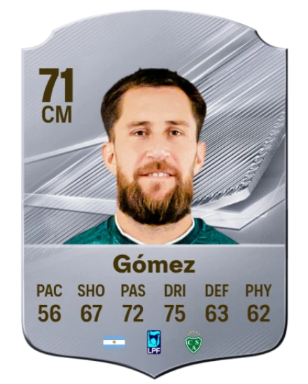 Gómez 71 Rare CM FC 26 card