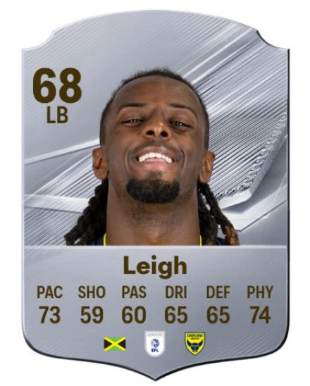 Leigh 68 Common LB FC 26 card