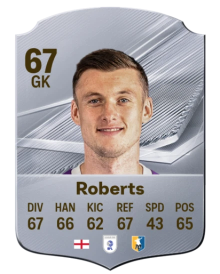 Roberts 67 Common GK FC 26 card