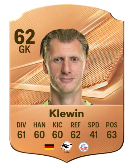 Klewin 62 Bronze GK FC 27 card