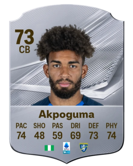 Akpoguma 73 Common CB FC 26 card