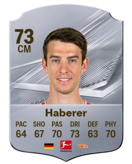 Haberer 73 Silver CM FC 27 card