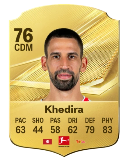 Khedira 76 Common CDM FC 26 card