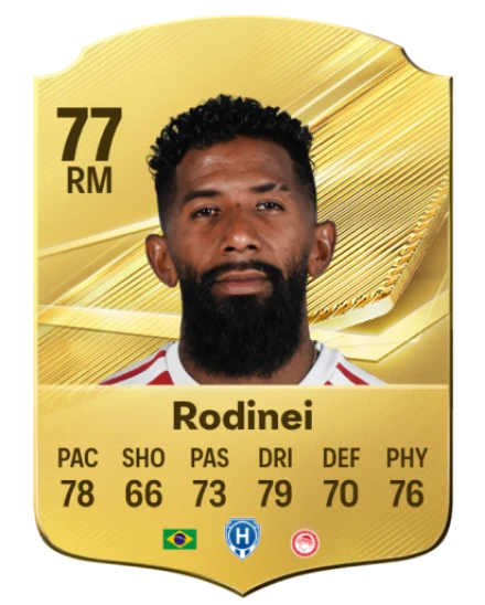 Rodinei 77 Rare RM FC 26 card