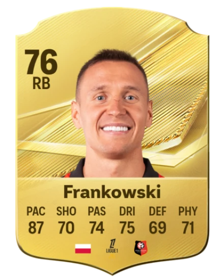 Frankowski 76 Common RB FC 26 card
