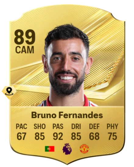 Bruno Fernandes 89 Common CAM FC 26 card