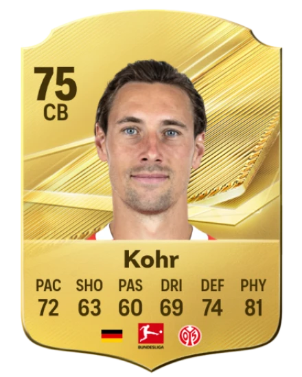 Kohr 75 Common CB FC 26 card
