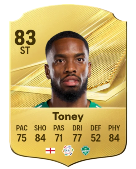 Toney 83 Common ST FC 26 card