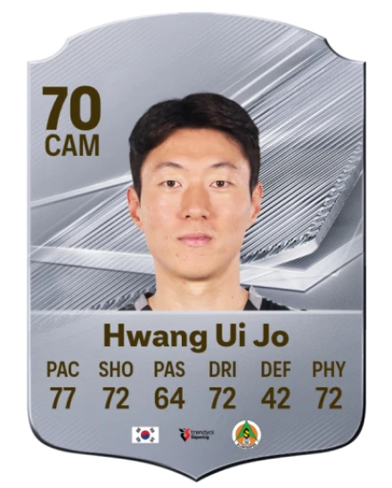 Hwang Ui Jo 70 Common CAM FC 26 card