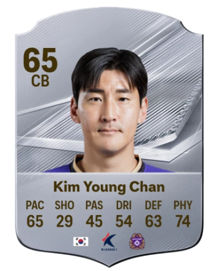 Kim Young Chan 65 Common CB FC 26 card