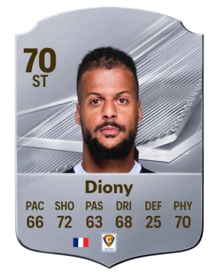 Diony 70 Silver ST FC 27 card