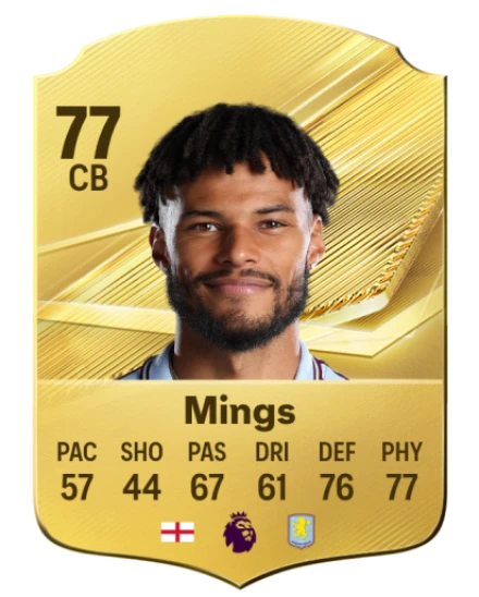 Mings 77 Gold CB FC 27 card