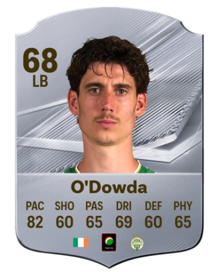 O'Dowda 68 Silver LB FC 27 card