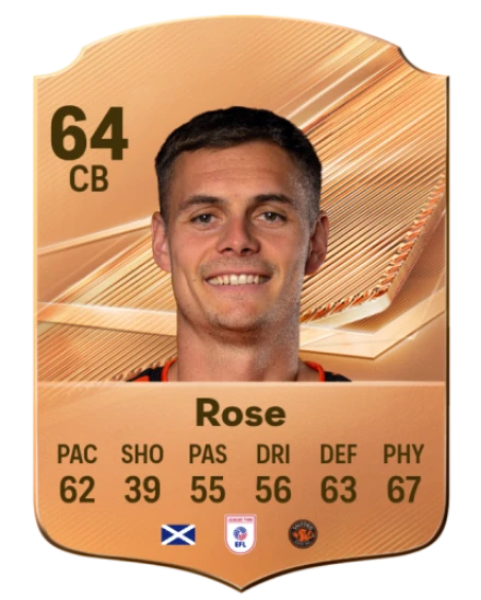 Rose 64 Bronze CB FC 27 card