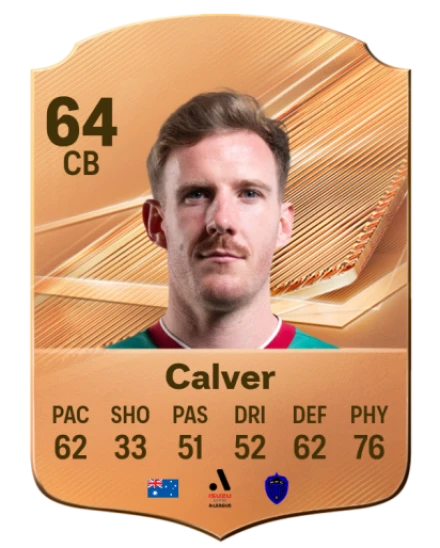 Calver 64 Common CB FC 26 card