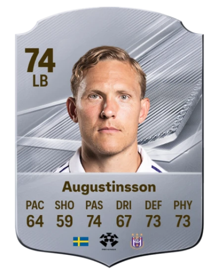Augustinsson 74 Common LB FC 26 card