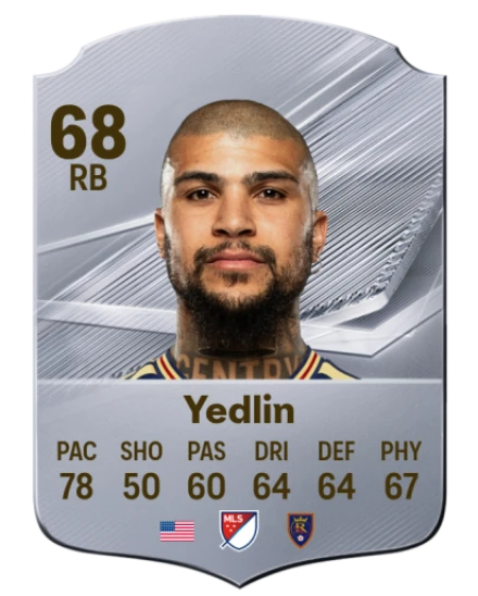 Yedlin 68 Silver RB FC 27 card