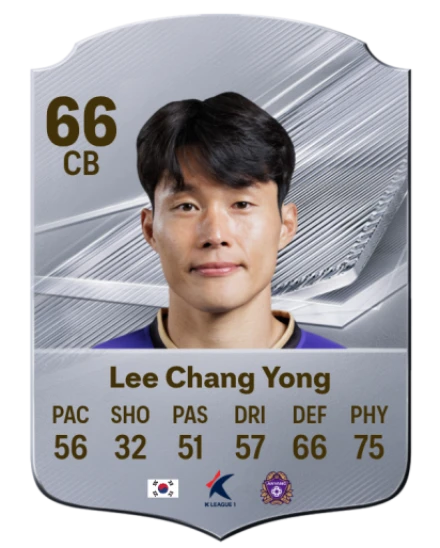 Lee Chang Yong 66 Common CB FC 26 card