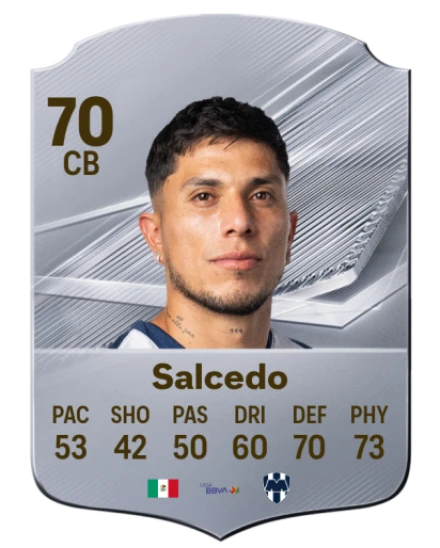 Salcedo 70 Silver CB FC 27 card