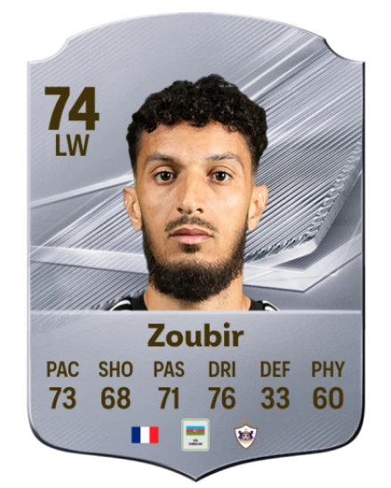 Zoubir 74 Common LW FC 26 card