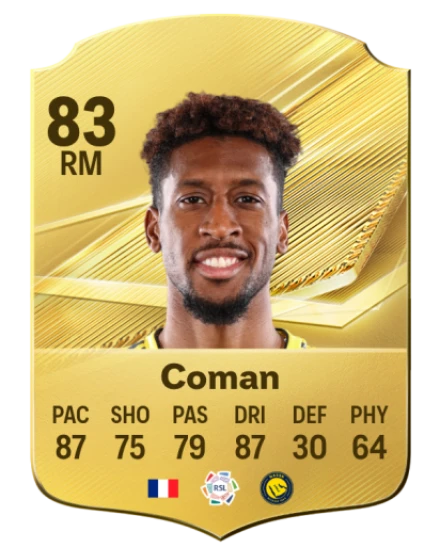 Coman 83 Common RM FC 26 card