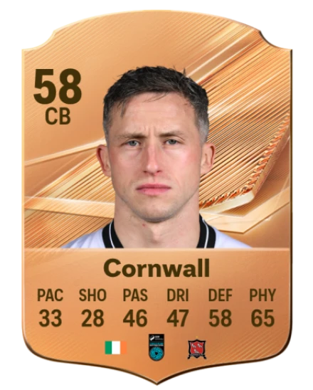 Cornwall 58 Bronze CB FC 27 card